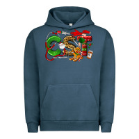 Pigment Midnight Navy christmas cetified surgical technologist Urban Hoodie - LillyAllenDesigns