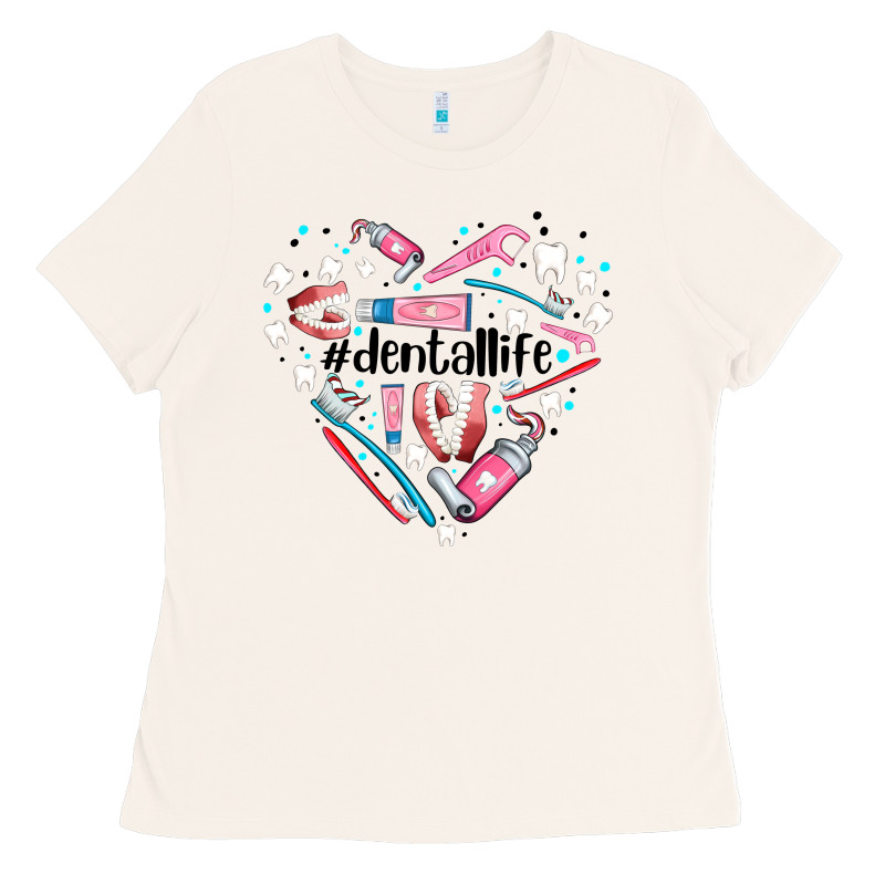 Dental Life Element Heart Ladies Tee by AdoDesignShop | Teevron