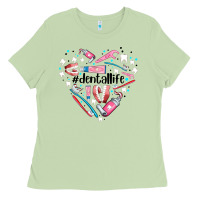 Matcha dental life element heart Ladies Tee - AdoDesignShop