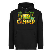Black Happy St. Patrick's Day camper Heavyweight Hoodie - HowdyJamesFarm
