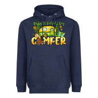 Navy Happy St. Patrick's Day camper Heavyweight Hoodie - HowdyJamesFarm