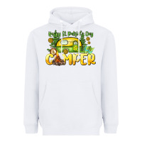 White Happy St. Patrick's Day camper Heavyweight Hoodie - HowdyJamesFarm