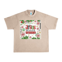 French Oak christian christmas  jesus the reason Urban Heavy Tee - MaliasSmallBusiness