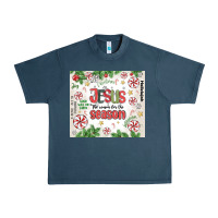 Midnight Navy christian christmas  jesus the reason Urban Heavy Tee - MaliasSmallBusiness