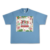 Pebble Blue christian christmas  jesus the reason Urban Heavy Tee - MaliasSmallBusiness