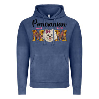 Vintage Denim western mom pomeranian Vintage Hoodie - RanaPortraitStore