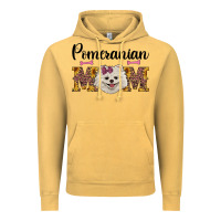 Vintage Mustard western mom pomeranian Vintage Hoodie - RanaPortraitStore