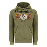 Vintage Olive western mom pomeranian Vintage Hoodie - RanaPortraitStore