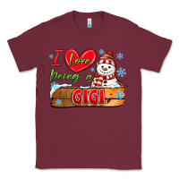 Burgundy i love being a gigi Classic Tee - MaliasSmallBusiness