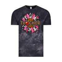 Cloud Black western teacher sunflower Vintage Tee - NancyCooperArtShop