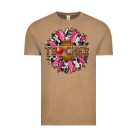 Vintage Coffee western teacher sunflower Vintage Tee - NancyCooperArtShop