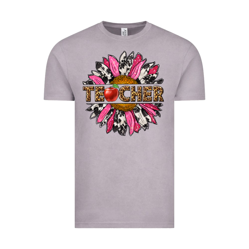 Western Teacher Sunflower Vintage Tee by NancyCooperArtShop | Teevron