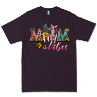 Plum mom vibes baby pigs Premium Tee - Artiststas