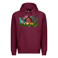 Burgundy Barn Mom Mother's Day Premium Hoodie - CowGirlArtShop