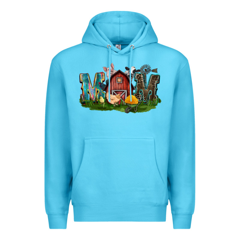Barn Mom Mother's Day Premium Hoodie by CowGirlArtShop | Teevron