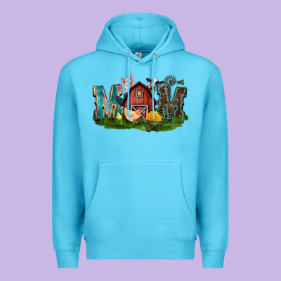 Barn Mom Mother's Day Premium Hoodie Designed By Cowgirlartshop