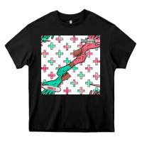 Black Nurse Gloves Seamless Pattern Heavy Core Tee - BundleAndBundleShop