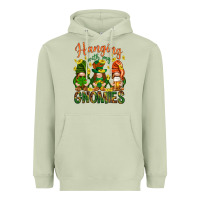 Matcha Hanging with my gnomies Heavyweight Hoodie - HowdyJamesFarm
