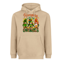 Mushroom Hanging with my gnomies Heavyweight Hoodie - HowdyJamesFarm