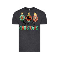 Vintage Black howdy christmas Vintage Tee - MaliasSmallBusiness
