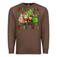 Chestnut just a girl who loves christmas Premium Sweatshirt - OliviaCreatesArt