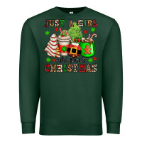 Sports Green just a girl who loves christmas Premium Sweatshirt - OliviaCreatesArt