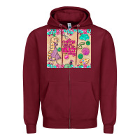 Burgundy sewing crafting each day keeps the crazy away Zipper Hoodie - TumblerDesignByShophia