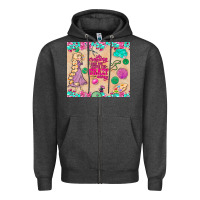 Charcoal Heather sewing crafting each day keeps the crazy away Zipper Hoodie - TumblerDesignByShophia