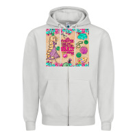 Dove Grey sewing crafting each day keeps the crazy away Zipper Hoodie - TumblerDesignByShophia