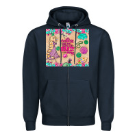 Navy sewing crafting each day keeps the crazy away Zipper Hoodie - TumblerDesignByShophia