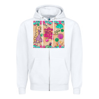 White sewing crafting each day keeps the crazy away Zipper Hoodie - TumblerDesignByShophia