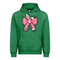 Emerald easter bunny pencil bow Urban Hoodie - CowhideDigitalArt