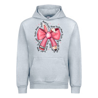 Heather Grey easter bunny pencil bow Urban Hoodie - CowhideDigitalArt
