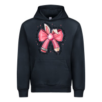 Navy easter bunny pencil bow Urban Hoodie - CowhideDigitalArt