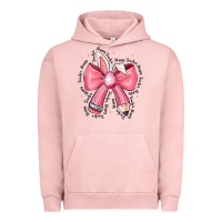 Pigment Salmon easter bunny pencil bow Urban Hoodie - CowhideDigitalArt