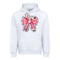 White easter bunny pencil bow Urban Hoodie - CowhideDigitalArt