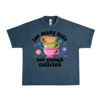 Midnight Navy too many kids not enough caffeine Urban Heavy Tee - JahusDesignShop