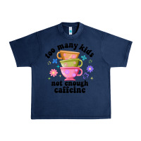 Navy too many kids not enough caffeine Urban Heavy Tee - JahusDesignShop