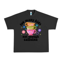 Pigment Black too many kids not enough caffeine Urban Heavy Tee - JahusDesignShop