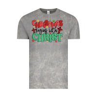 Cloud Rock christmas begins with christ Vintage Tee - MaliasSmallBusiness