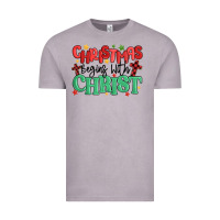 Vintage Zinc christmas begins with christ Vintage Tee - MaliasSmallBusiness