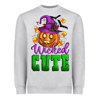 Heather Grey Wicked cute Heavyweight Sweatshirt - Artiststas