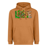 Meerkat St. Patrick's Love luck with clover Heavyweight Hoodie - HowdyJamesFarm