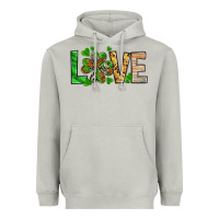 Moon Dust St. Patrick's Love luck with clover Heavyweight Hoodie - HowdyJamesFarm