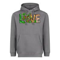 Storm St. Patrick's Love luck with clover Heavyweight Hoodie - HowdyJamesFarm