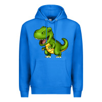 True Royal Cartoon T-Rex Premium Hoodie - HowdyJamesFarm