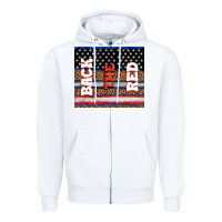 White America back the red Zipper Hoodie - TumblerDesignByShophia