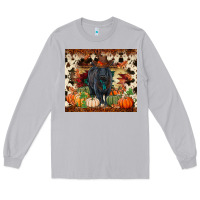 Moon Dust Fall black angus Long Sleeve Tee - RanaPortraitStore