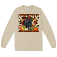 Mushroom Fall black angus Long Sleeve Tee - RanaPortraitStore