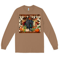 Toasted Coconut Fall black angus Long Sleeve Tee - RanaPortraitStore